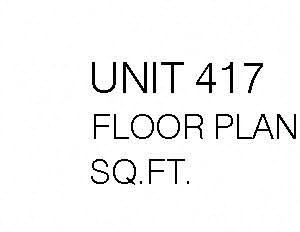 417 Floor Plan 417 Floor Plan at Market District Lofts, 2012 W. 25th St, Cleveland, OH